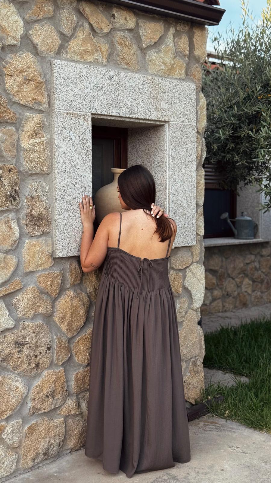 Vestido Taupe