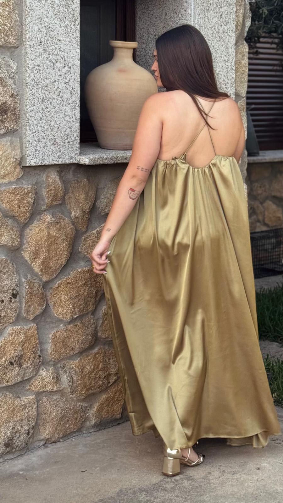 Vestido kaki